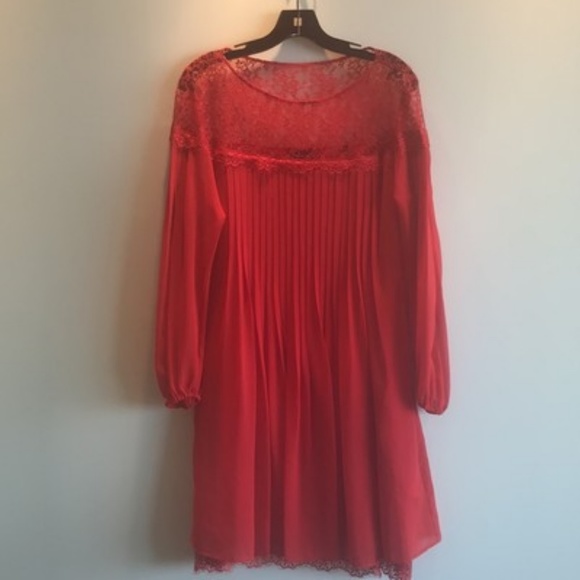 The Kooples Red Lace Cocktail Dress - Picture 4 of 5